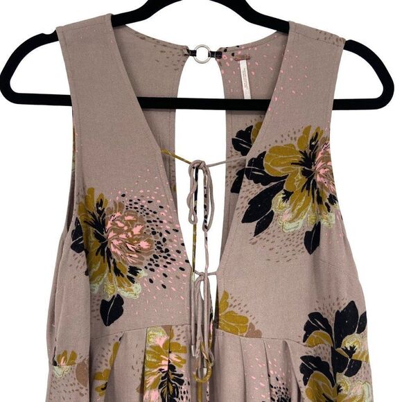 FREE PEOPLE Lovely Day Floral Printed Tie Tunic Size XS - Picture 6 of 12